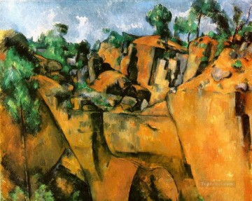  1900 Works - Bibemus Quarry 1900 Paul Cezanne